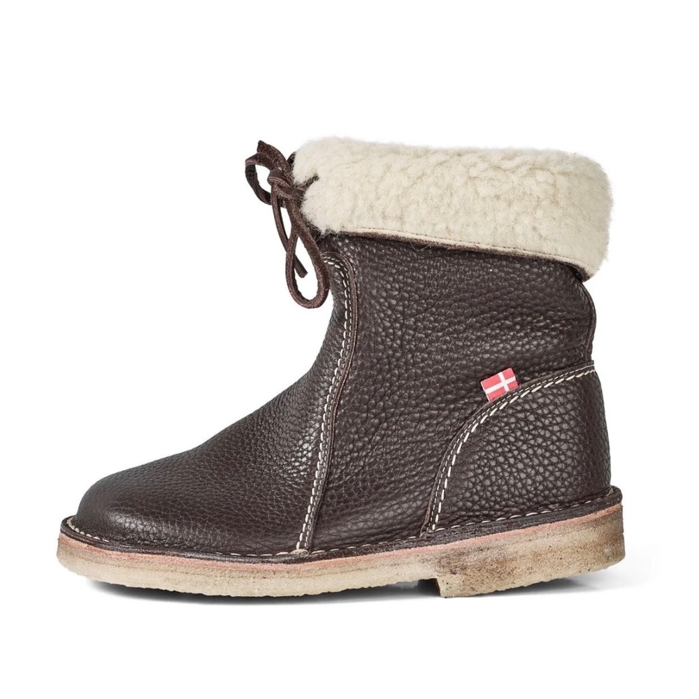 Duckfeet Arhus Stone Brown Sherpa-Lined Winter Boot
